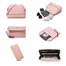 Load image into Gallery viewer, Women Fashion Handbags Tote Bag Shoulder Bag Top Handle Satchel Purse Set 4pcs (Beige)