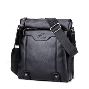 One Shoulder Men's Leather Bag Crossbody Business Briefcase