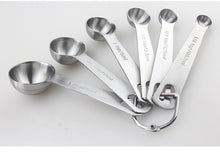 Load image into Gallery viewer, Stainless Steel Kitchen Seasoning Measuring Spoons