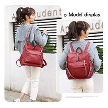 Load image into Gallery viewer, Women&#39;s Fashion Backpack Purses Multipurpose Design Convertible Satchel Handbags and Shoulder Bag PU Leather Travel bag