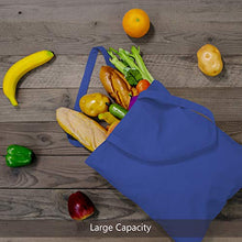Load image into Gallery viewer, TOPDesign 5 | 12 | 24 | 48 | 192 Pack Economical Cotton Tote Bag, Lightweight Medium Reusable Grocery Shopping Cloth Bags, Suitable for DIY, Advertising, Promotion, Gift, Giveaway, Activity (5-Pack)