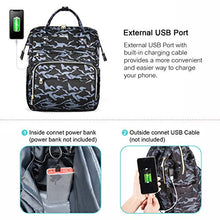 Load image into Gallery viewer, Laptop Backpack Women Teacher Backpack Nurse Bags, 15.6 Inch Womens Work Backpack Purse Waterproof Anti-theft Travel Back Pack with USB Charging Port (Grey)