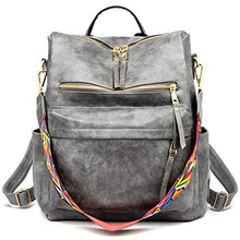Load image into Gallery viewer, Women&#39;s Fashion Backpack Purses Multipurpose Design Convertible Satchel Handbags and Shoulder Bag PU Leather Travel bag