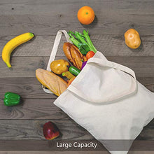 Load image into Gallery viewer, TOPDesign 5 | 12 | 24 | 48 | 192 Pack Economical Cotton Tote Bag, Lightweight Medium Reusable Grocery Shopping Cloth Bags, Suitable for DIY, Advertising, Promotion, Gift, Giveaway, Activity (5-Pack)