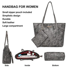 Load image into Gallery viewer, Montana West Large Leather Tote Bags for Women Top Handle Shoulder Bag Satchel Hobo Purses and Handbags (EDC Khaki)