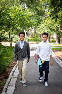 French Toast Boys' Short Sleeve Oxford Dress Shirt (Standard & Husky),