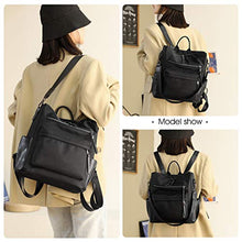 Load image into Gallery viewer, Women&#39;s Fashion Backpack Purses Multipurpose Design Convertible Satchel Handbags and Shoulder Bag PU Leather Travel bag