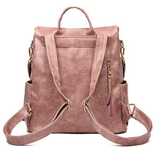 Load image into Gallery viewer, Women&#39;s Fashion Backpack Purses Multipurpose Design Convertible Satchel Handbags and Shoulder Bag PU Leather Travel bag