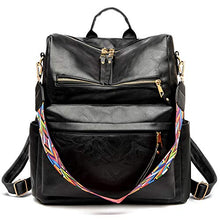 Load image into Gallery viewer, Women&#39;s Fashion Backpack Purses Multipurpose Design Convertible Satchel Handbags and Shoulder Bag PU Leather Travel bag