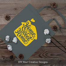 Load image into Gallery viewer, TOPDesign 5 | 12 | 24 | 48 | 192 Pack Economical Cotton Tote Bag, Lightweight Medium Reusable Grocery Shopping Cloth Bags, Suitable for DIY, Advertising, Promotion, Gift, Giveaway, Activity (5-Pack)