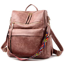 Load image into Gallery viewer, Women&#39;s Fashion Backpack Purses Multipurpose Design Convertible Satchel Handbags and Shoulder Bag PU Leather Travel bag