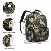 Load image into Gallery viewer, Laptop Backpack Women Teacher Backpack Nurse Bags, 15.6 Inch Womens Work Backpack Purse Waterproof Anti-theft Travel Back Pack with USB Charging Port (Grey)