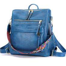 Load image into Gallery viewer, Women&#39;s Fashion Backpack Purses Multipurpose Design Convertible Satchel Handbags and Shoulder Bag PU Leather Travel bag