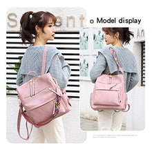 Load image into Gallery viewer, Women&#39;s Fashion Backpack Purses Multipurpose Design Convertible Satchel Handbags and Shoulder Bag PU Leather Travel bag