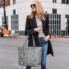 Load image into Gallery viewer, Montana West Large Leather Tote Bags for Women Top Handle Shoulder Bag Satchel Hobo Purses and Handbags (EDC Khaki)