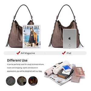 Handbags for Women Large Designer Ladies Hobo bag Bucket Purse Faux Leather