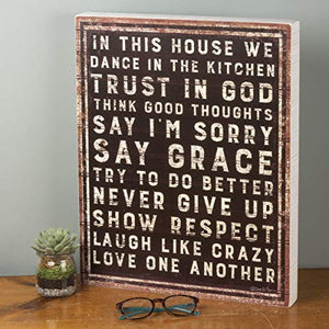 Primitives by Kathy Classic Box Sign, 8 x 12-Inches, Serenity Prayer