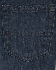 Boys Basic Straight Leg Jeans, Dk Rinse Wash,