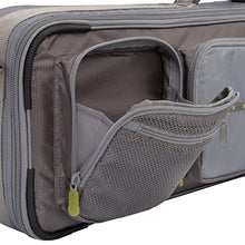 Load image into Gallery viewer, Cottonwood Fly Fishing Rod &amp; Gear Bag Case, Fits 4-Piece, 9.5-Foot Fishing Rods, Heavy-Duty Honeycomb Frame, 1674 CU in / 27 L, Gray/Lime 6379