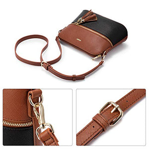 Handbags for Women Shoulder Bags Tote Satchel Hobo 3pcs Purse Set Pearlescent-Khaki