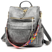Load image into Gallery viewer, Women&#39;s Fashion Backpack Purses Multipurpose Design Convertible Satchel Handbags and Shoulder Bag PU Leather Travel bag