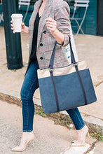 Load image into Gallery viewer, Women&#39;s Work Bag with Laptop Compartment Zipper Pockets Teacher Totes Purse