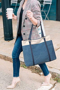 Women's Work Bag with Laptop Compartment Zipper Pockets Teacher Totes Purse