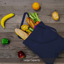 Load image into Gallery viewer, TOPDesign 5 | 12 | 24 | 48 | 192 Pack Economical Cotton Tote Bag, Lightweight Medium Reusable Grocery Shopping Cloth Bags, Suitable for DIY, Advertising, Promotion, Gift, Giveaway, Activity (5-Pack)
