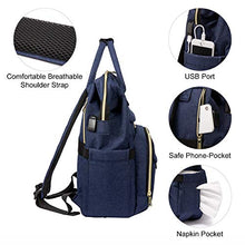 Load image into Gallery viewer, Laptop Backpack Women Teacher Backpack Nurse Bags, 15.6 Inch Womens Work Backpack Purse Waterproof Anti-theft Travel Back Pack with USB Charging Port (Grey)