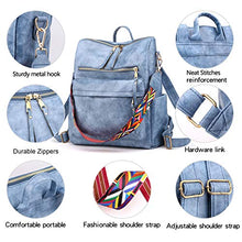 Load image into Gallery viewer, Women&#39;s Fashion Backpack Purses Multipurpose Design Convertible Satchel Handbags and Shoulder Bag PU Leather Travel bag