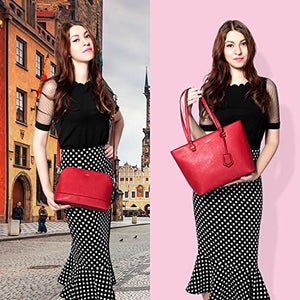 Handbags for Women Shoulder Bags Tote Satchel Hobo 3pcs Purse Set Pearlescent-Khaki