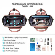 Load image into Gallery viewer, Laptop Backpack Women Teacher Backpack Nurse Bags, 15.6 Inch Womens Work Backpack Purse Waterproof Anti-theft Travel Back Pack with USB Charging Port (Grey)