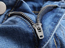 Load image into Gallery viewer, Boy&#39;s Skinny Fit Elastic Waist Ripped Distressed Stretch Fashion Denim Jeans Pants,Light Blue,16