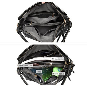 Handbags for Women Large Designer Ladies Hobo bag Bucket Purse Faux Leather
