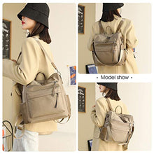 Load image into Gallery viewer, Women&#39;s Fashion Backpack Purses Multipurpose Design Convertible Satchel Handbags and Shoulder Bag PU Leather Travel bag