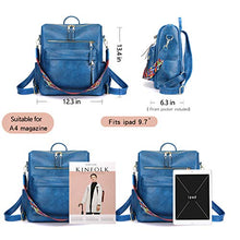 Load image into Gallery viewer, Women&#39;s Fashion Backpack Purses Multipurpose Design Convertible Satchel Handbags and Shoulder Bag PU Leather Travel bag