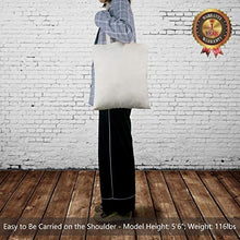Load image into Gallery viewer, TOPDesign 5 | 12 | 24 | 48 | 192 Pack Economical Cotton Tote Bag, Lightweight Medium Reusable Grocery Shopping Cloth Bags, Suitable for DIY, Advertising, Promotion, Gift, Giveaway, Activity (5-Pack)