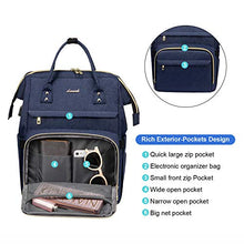 Load image into Gallery viewer, Laptop Backpack Women Teacher Backpack Nurse Bags, 15.6 Inch Womens Work Backpack Purse Waterproof Anti-theft Travel Back Pack with USB Charging Port (Grey)