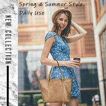Load image into Gallery viewer, Montana West Large Leather Tote Bags for Women Top Handle Shoulder Bag Satchel Hobo Purses and Handbags (EDC Khaki)