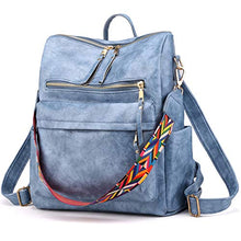 Load image into Gallery viewer, Women&#39;s Fashion Backpack Purses Multipurpose Design Convertible Satchel Handbags and Shoulder Bag PU Leather Travel bag
