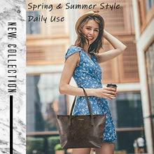 Load image into Gallery viewer, Montana West Large Leather Tote Bags for Women Top Handle Shoulder Bag Satchel Hobo Purses and Handbags (EDC Khaki)
