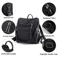 Load image into Gallery viewer, Women&#39;s Fashion Backpack Purses Multipurpose Design Convertible Satchel Handbags and Shoulder Bag PU Leather Travel bag