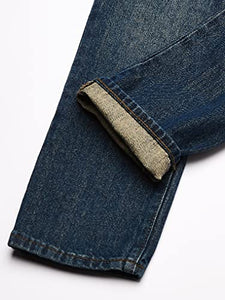 Boys Basic Straight Leg Jeans, Carbon Wash,