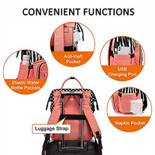 Load image into Gallery viewer, Laptop Backpack Women Teacher Backpack Nurse Bags, 15.6 Inch Womens Work Backpack Purse Waterproof Anti-theft Travel Back Pack with USB Charging Port (Grey)