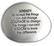 Load image into Gallery viewer, Cathedral Art Serenity Prayer Soothing Stone - Engraved Rock with Inspirational Words, Mindfulness and Meditation Stones for Stress, Worry, and Anxiety, 1-1/2-Inch