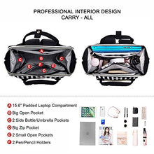Load image into Gallery viewer, Laptop Backpack Women Teacher Backpack Nurse Bags, 15.6 Inch Womens Work Backpack Purse Waterproof Anti-theft Travel Back Pack with USB Charging Port (Grey)