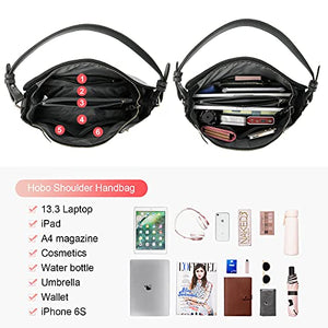 Handbags for Women Large Designer Ladies Hobo bag Bucket Purse Faux Leather