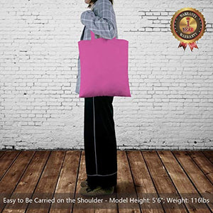 TOPDesign 5 | 12 | 24 | 48 | 192 Pack Economical Cotton Tote Bag, Lightweight Medium Reusable Grocery Shopping Cloth Bags, Suitable for DIY, Advertising, Promotion, Gift, Giveaway, Activity (5-Pack)