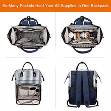 Load image into Gallery viewer, Laptop Backpack Women Teacher Backpack Nurse Bags, 15.6 Inch Womens Work Backpack Purse Waterproof Anti-theft Travel Back Pack with USB Charging Port (Grey)