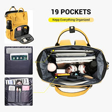 Load image into Gallery viewer, Laptop Backpack Women Teacher Backpack Nurse Bags, 15.6 Inch Womens Work Backpack Purse Waterproof Anti-theft Travel Back Pack with USB Charging Port (Grey)